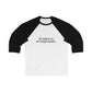 I’d rather be at Compo Beach Unisex 3\4 Sleeve Baseball Tee
