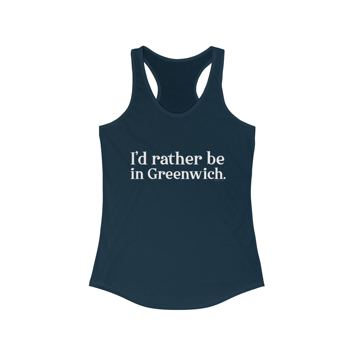 greenwich ct / connecticut womens tank top shirt 