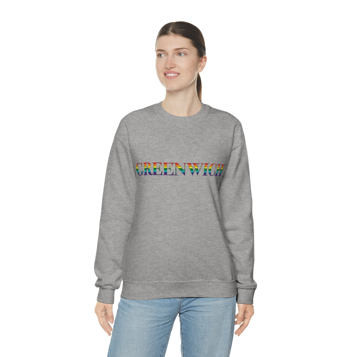 Greenwich Rainbow Unisex Heavy Blend™ Crewneck Sweatshirt