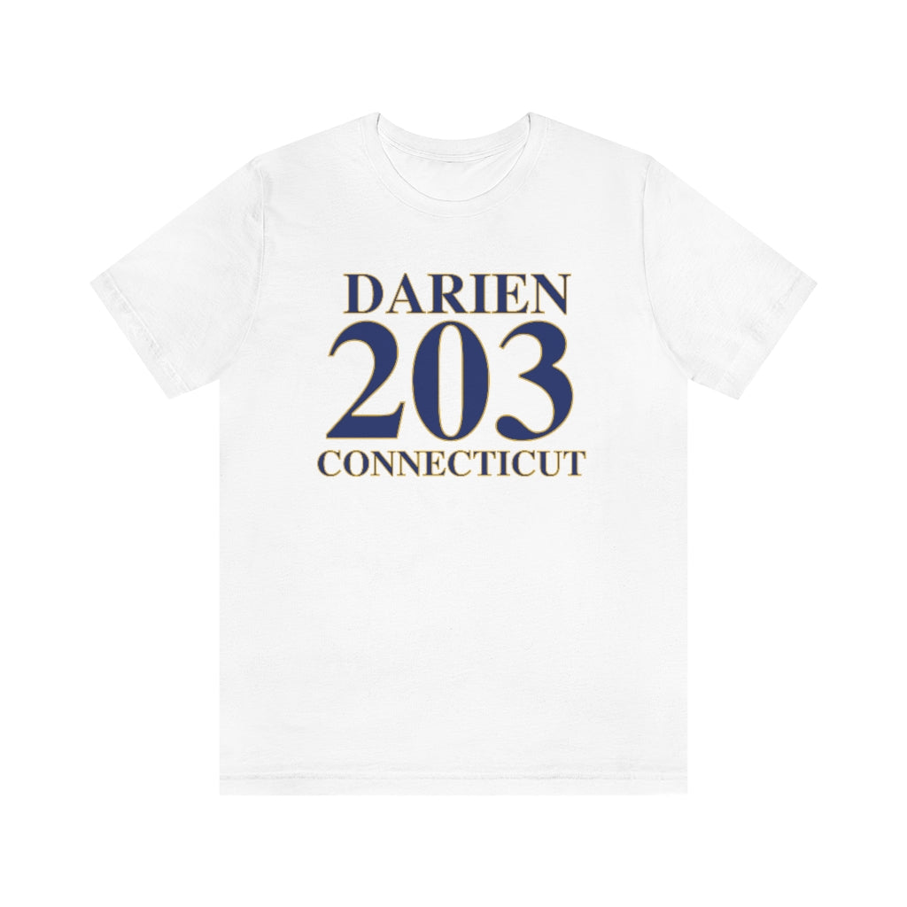 Darien 203 connecticut unisex tee shirt