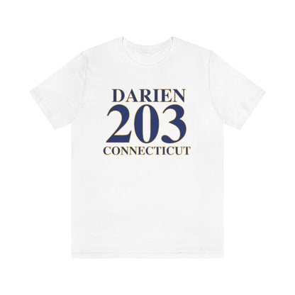 Darien 203 connecticut unisex tee shirt