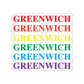 greenwich ct / connecticut pride sticker 