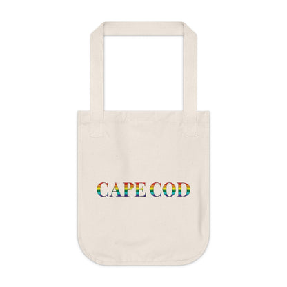 Cape Cod Rainbow Organic Canvas Tote Bag