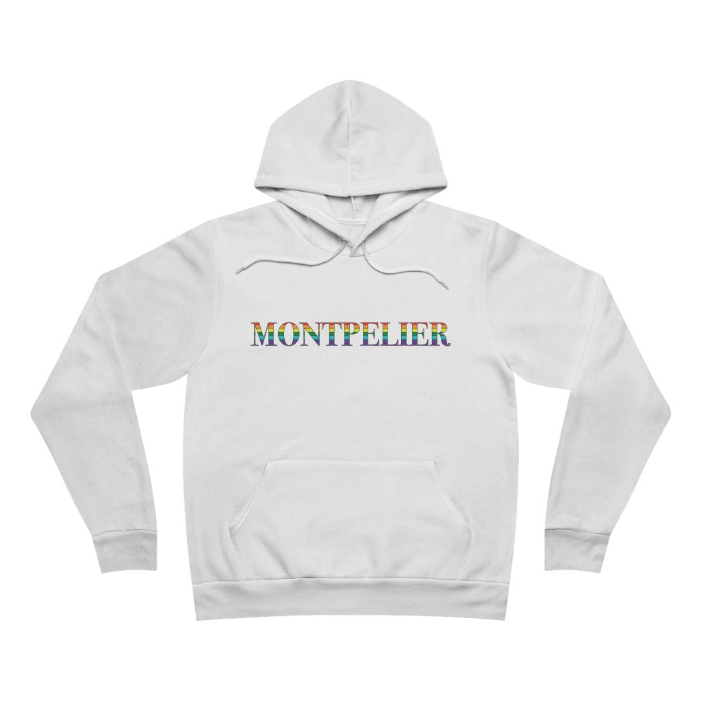 Montpelier Rainbow Unisex Sponge Fleece Pullover Hoodie