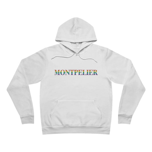 Montpelier Rainbow Unisex Sponge Fleece Pullover Hoodie