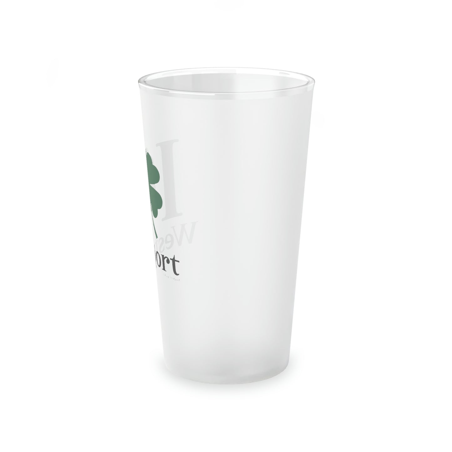 I Clover Westport Frosted Pint Glass, 16oz