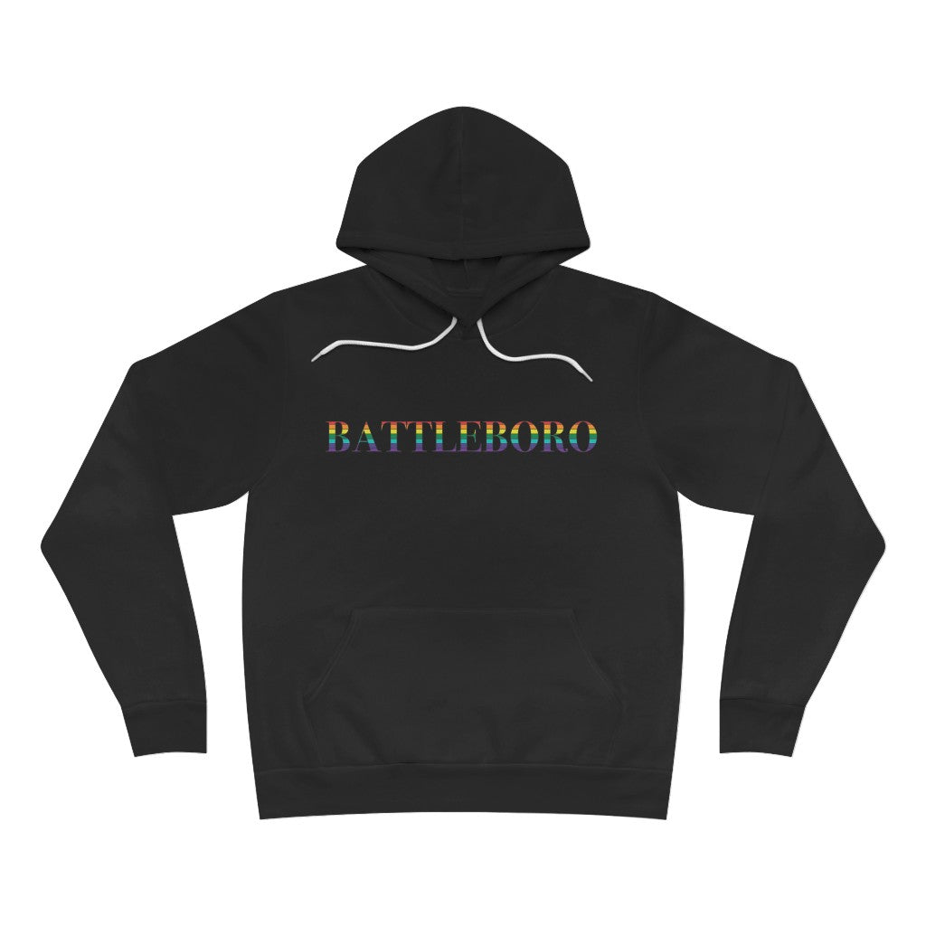 Battleboro Rainbow Unisex Sponge Fleece Pullover Hoodie