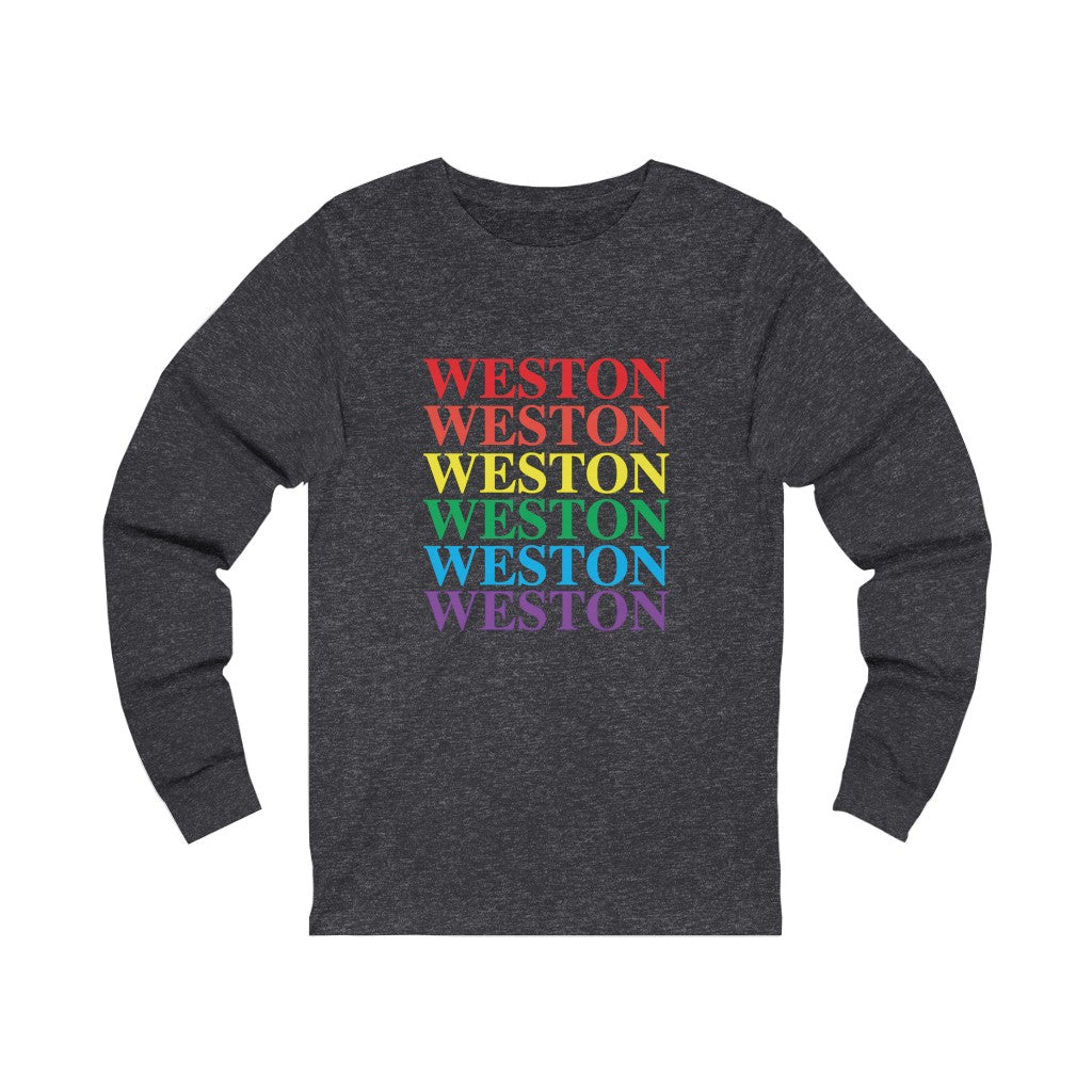 Do you have Weston Pride? Weston, Connecticut apparel and gifts including mugs including LGBTQ inspired apparel and gifts. 10% of pride sales are donated to a Connecticut LGBTQ organization. Free shipping! 