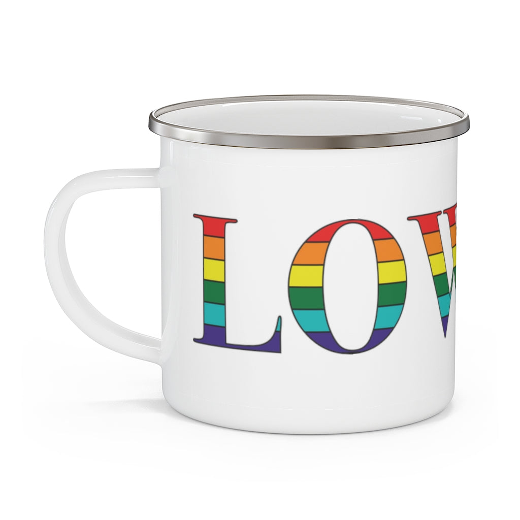 Lowell Rainbow Enamel Camping Mug