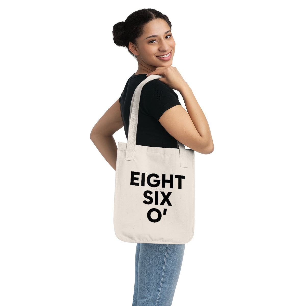 Eight Six O' Organic Canvas Tote Bag