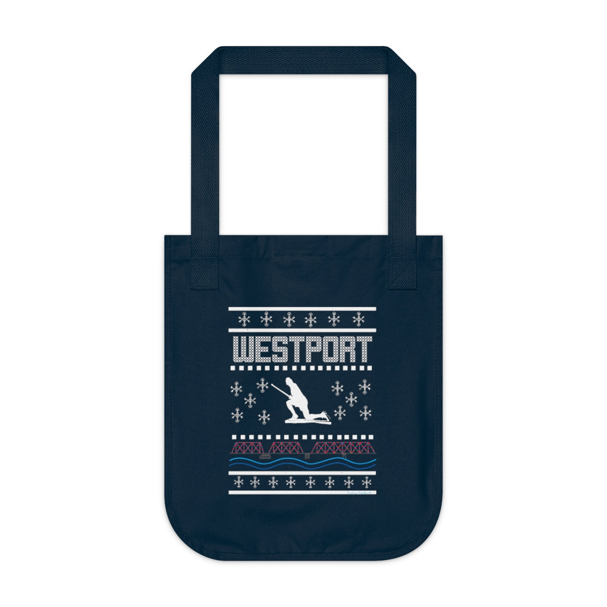 Westport Ugly Holiday Organic Canvas Tote Bag