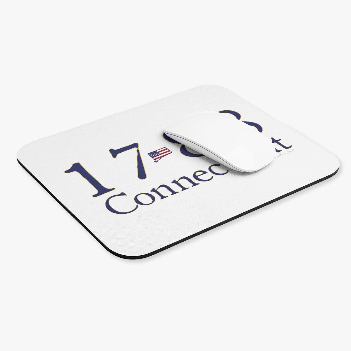 1788 Connecticut American Flag Mouse Pad (Rectangle)