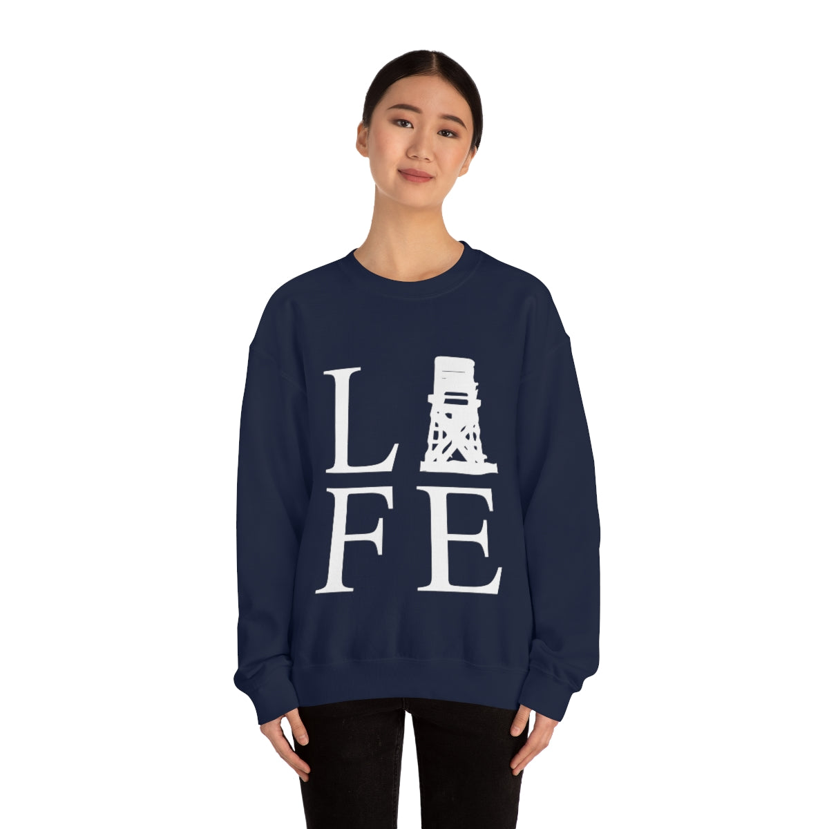 Fairfield Life (front) Unisex Heavy Blend™ Crewneck Sweatshirt