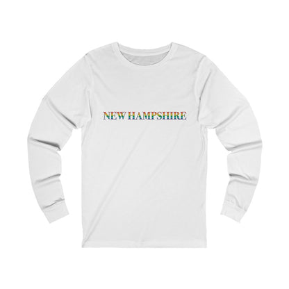 New Hampshire Rainbow Unisex Jersey Long Sleeve Tee