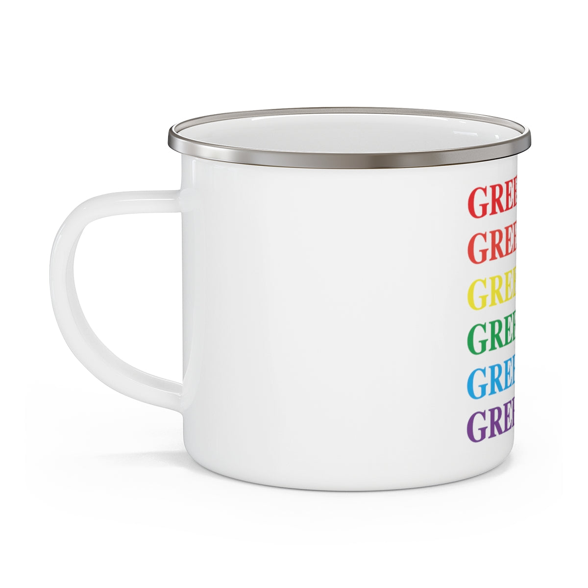 Greenwich Pride Enamel Camping Mug