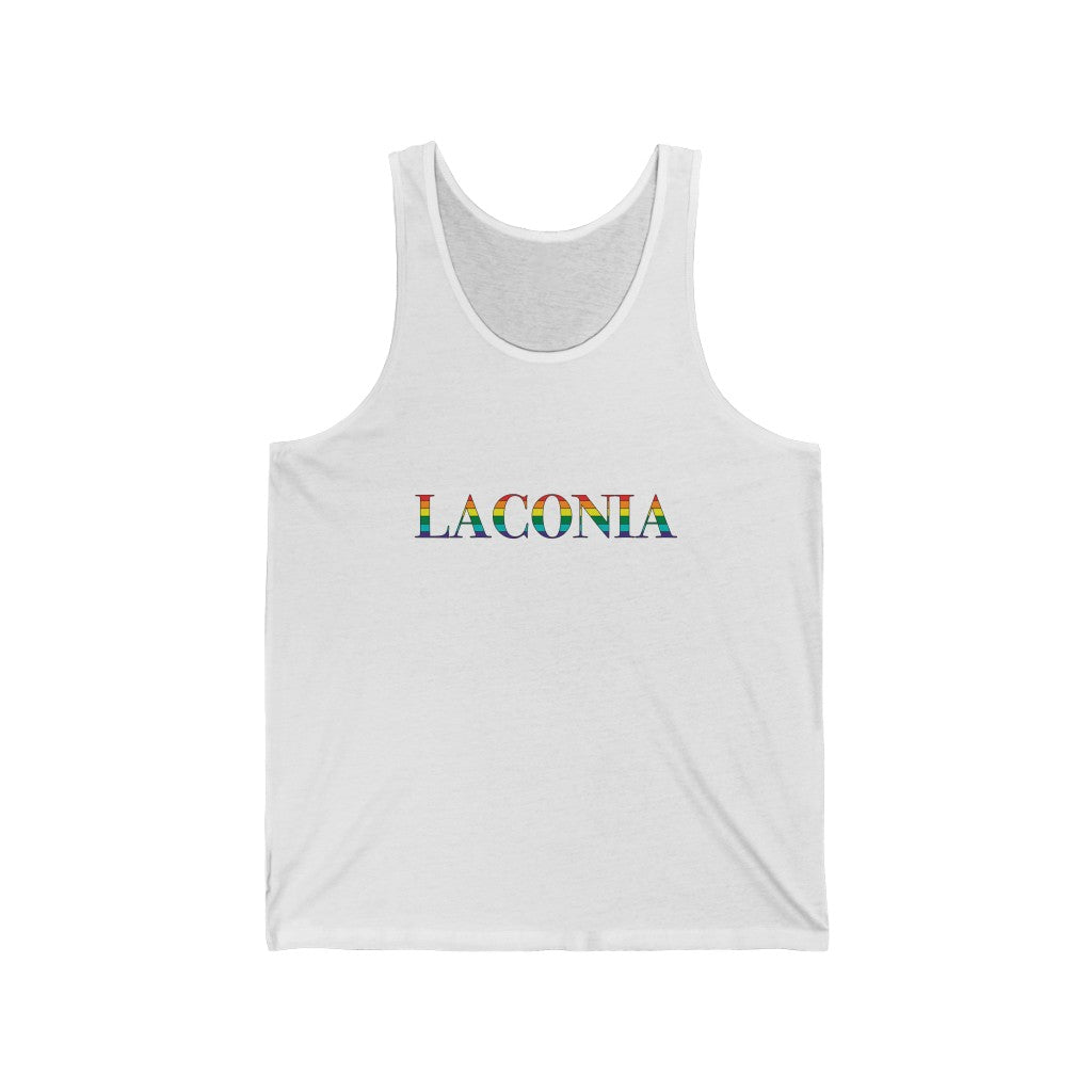 Laconia Rainbow Unisex Jersey Tank