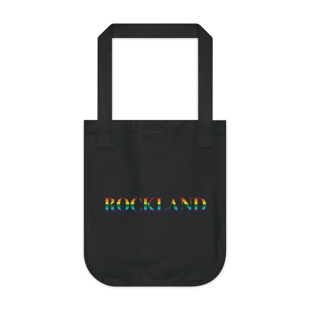 Rockland Rainbow Organic Canvas Tote Bag