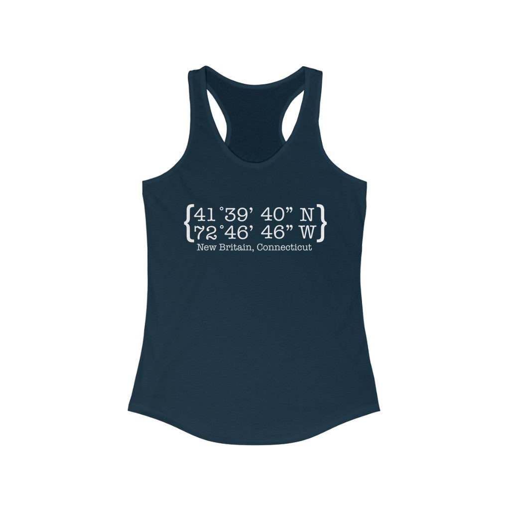 New Britain Coordinates Women's Ideal Racerback Tank