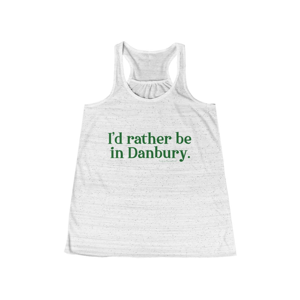 I'd rather be in danbury ct womens tank top 