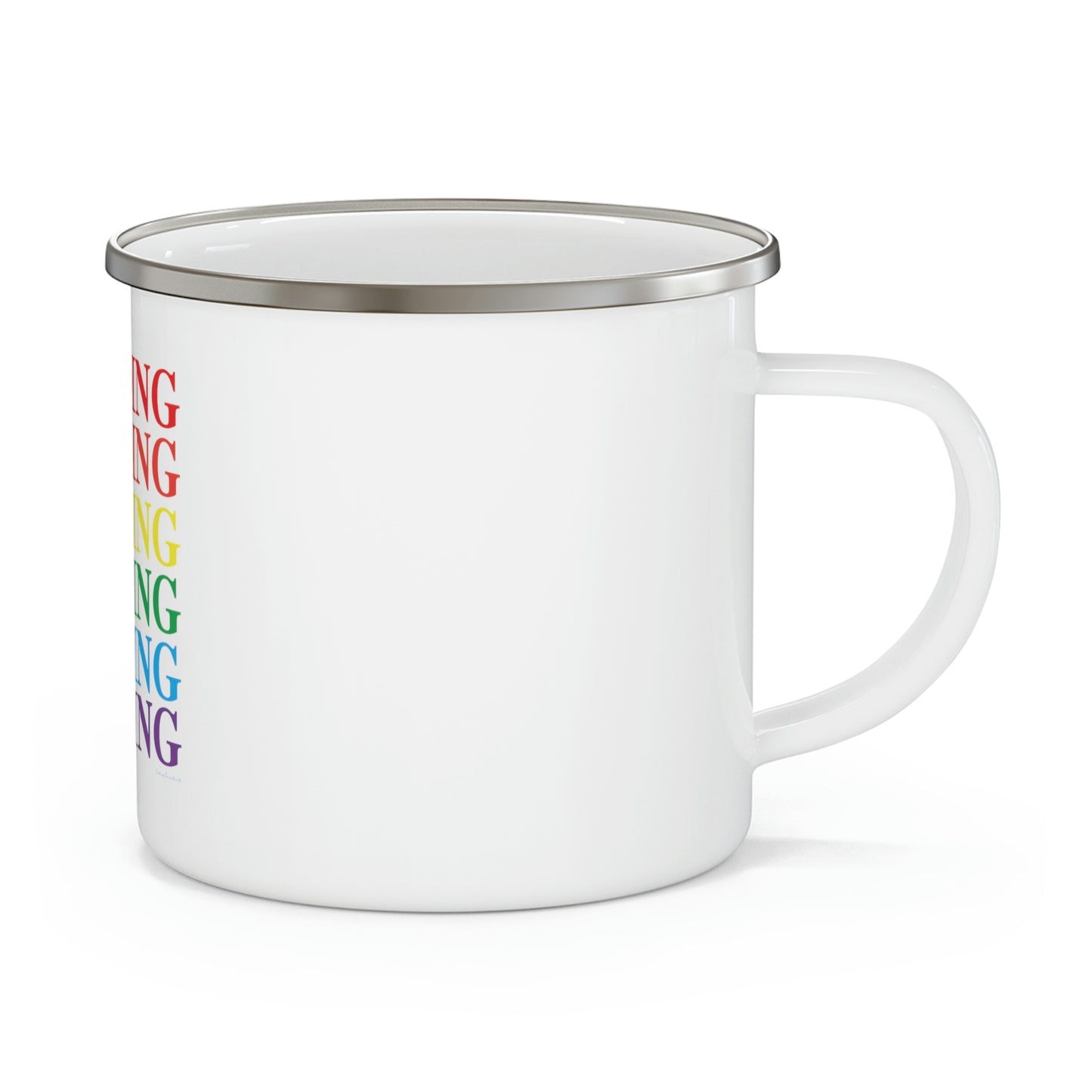 Redding Pride Enamel Camping Mug