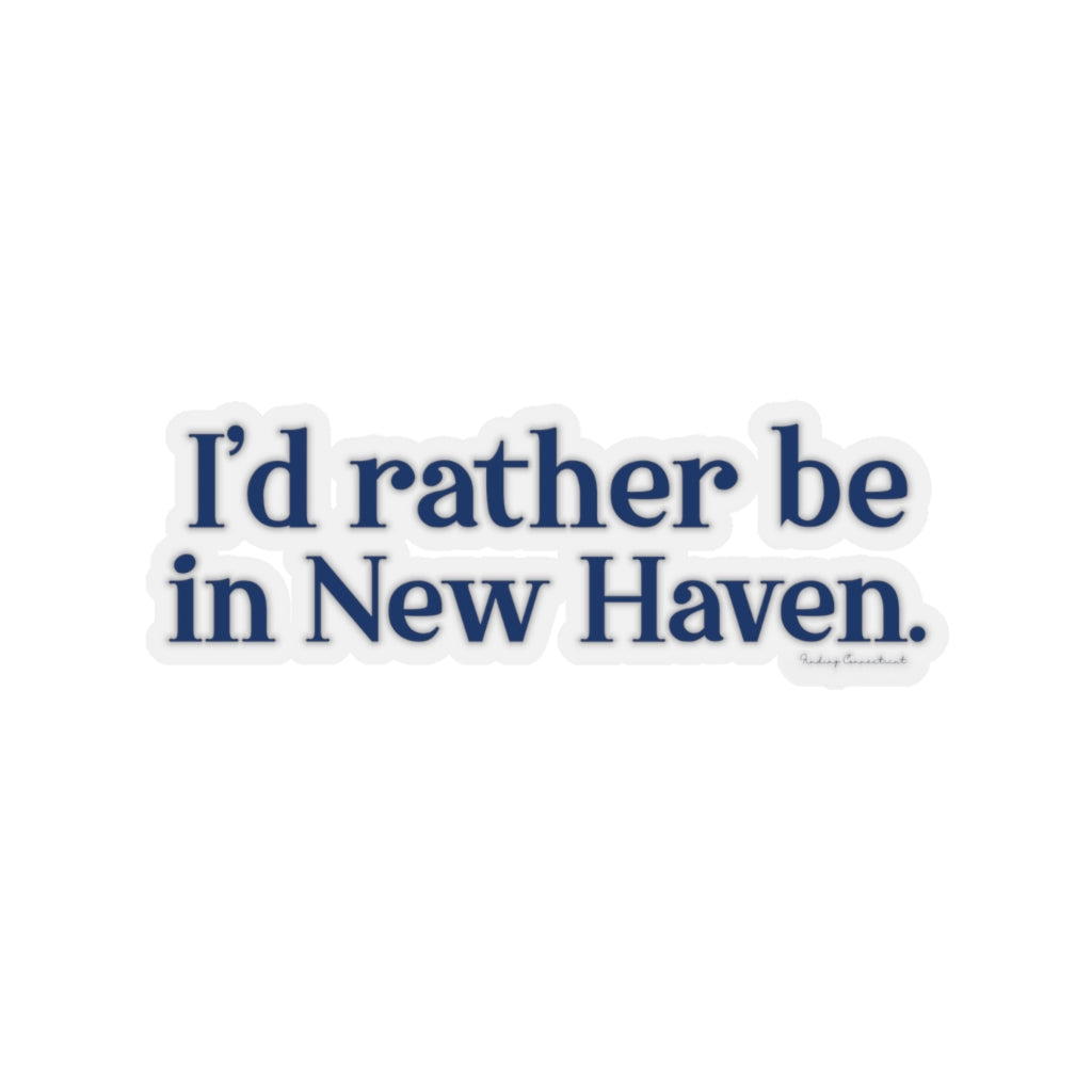 new haven ct / connecticut stickers