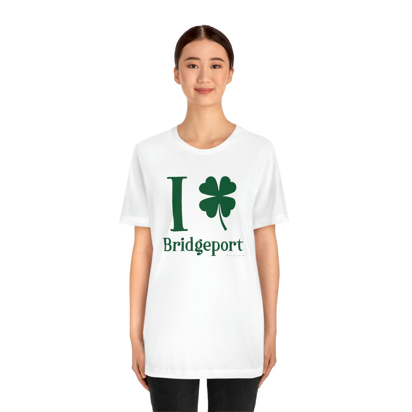 I Clover Bridgeport  (Green) Unisex Jersey Short Sleeve Tee