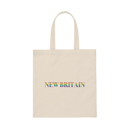 New Britain Rainbow Canvas Tote Bag