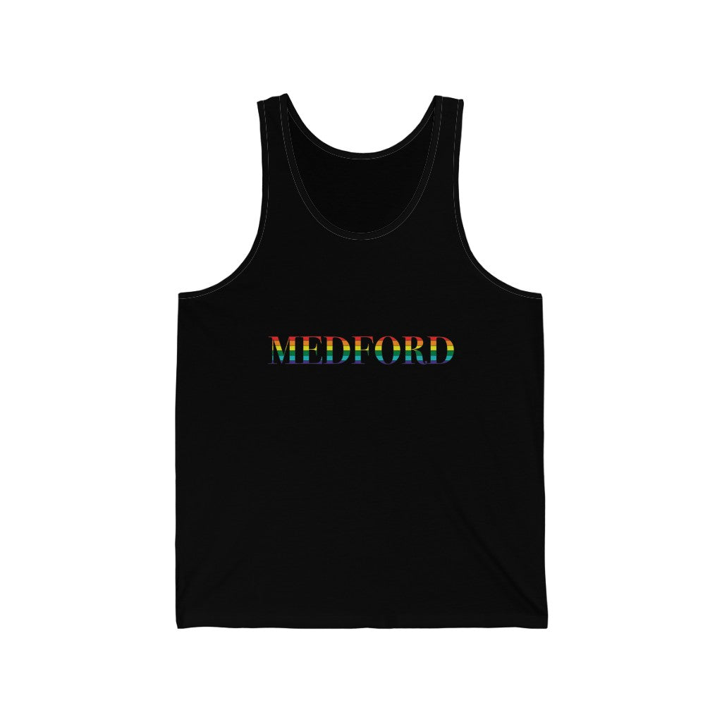 Medford Rainbow Unisex Jersey Tank