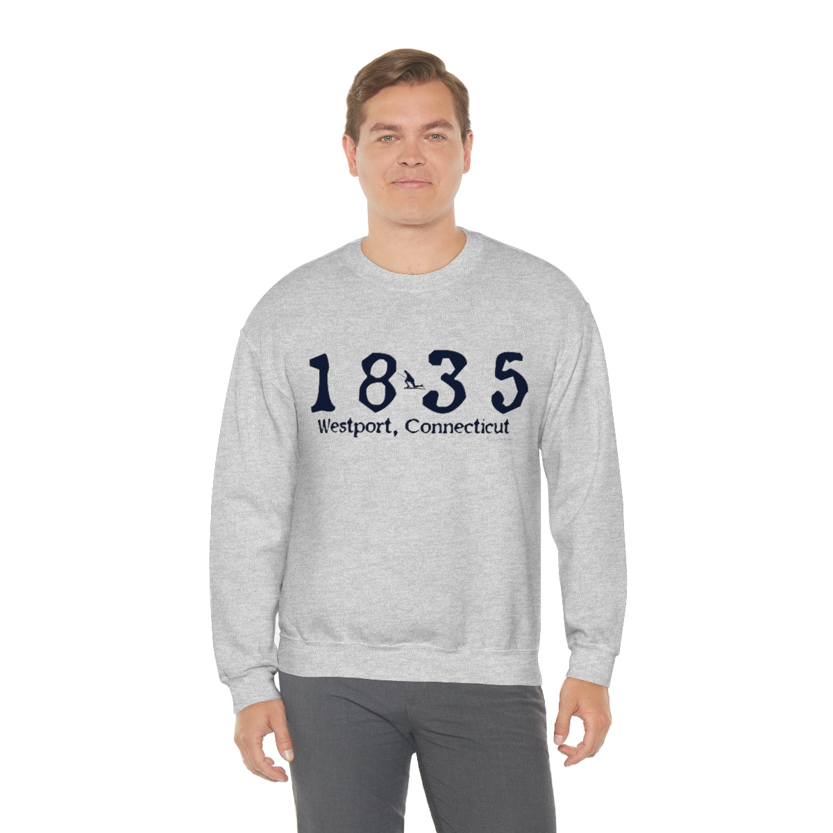 1835 Small Minuteman Unisex Heavy Blend™ Crewneck Sweatshirt