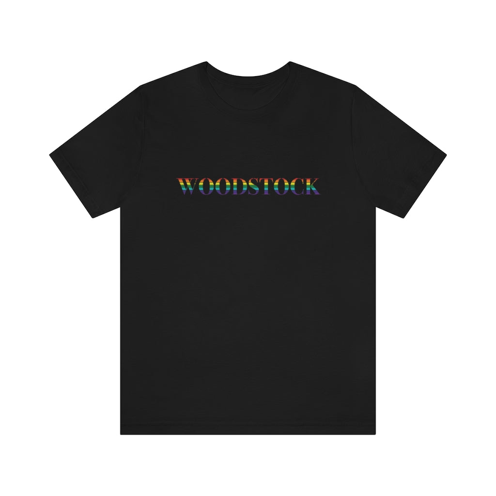 Woodstock Rainbow Unisex Jersey Short Sleeve Tee