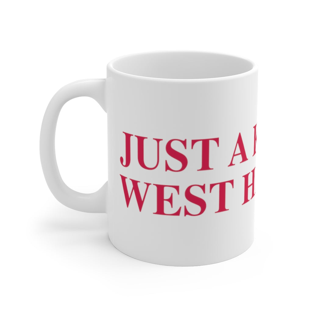 Just a kid from West Hartford White Ceramic Mug