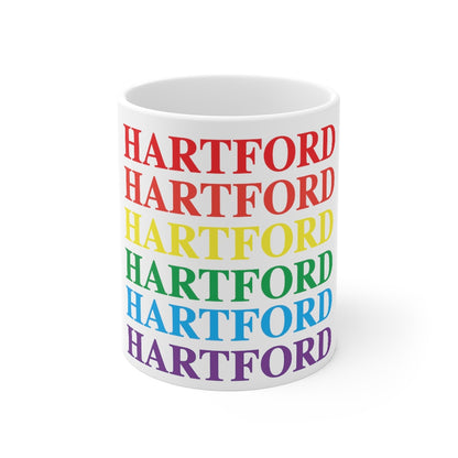  Do you have Hartford Pride?  Hartford, Connecticut apparel and gifts including mugs. LGBTQ inspired. 10% of Pride sales is donated to a Connecticut LBGTQ organization.   For the latest Connecticut Pride information and events visit Finding Connecticut.   Click here to return to our home page