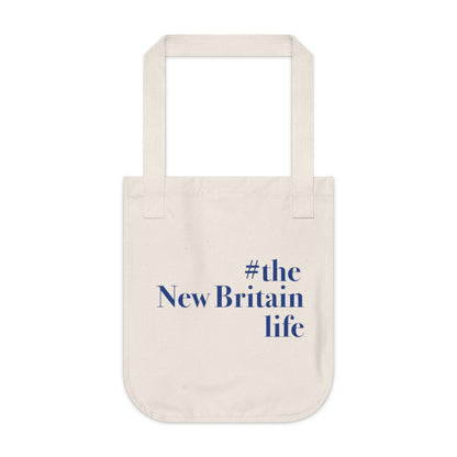 #thenewbritainlife Organic Canvas Tote Bag