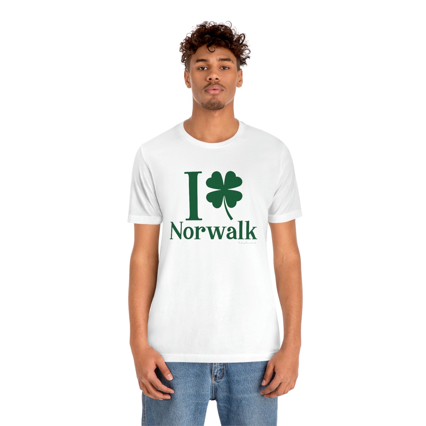 I Clover Norwalk (Green)  Unisex Jersey Short Sleeve Tee