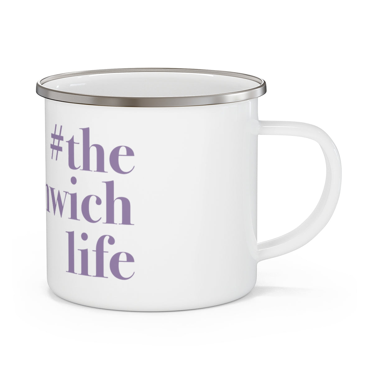 #thegreenwichlife Enamel Camping Mug