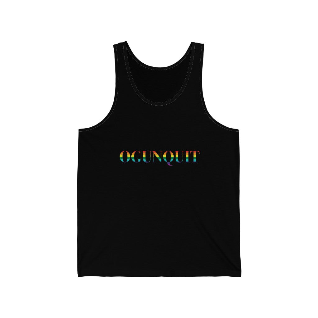 Ogunquit Rainbow Unisex Jersey Tank