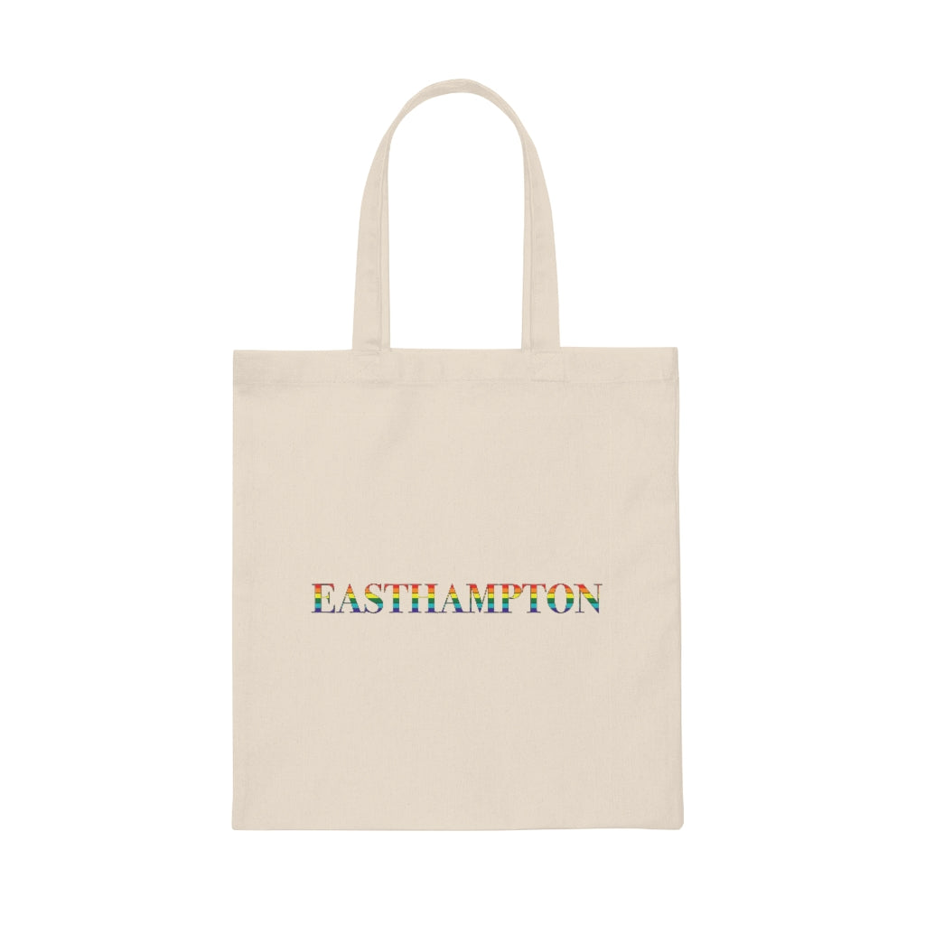 Easthampton Rainbow Canvas Tote Bag