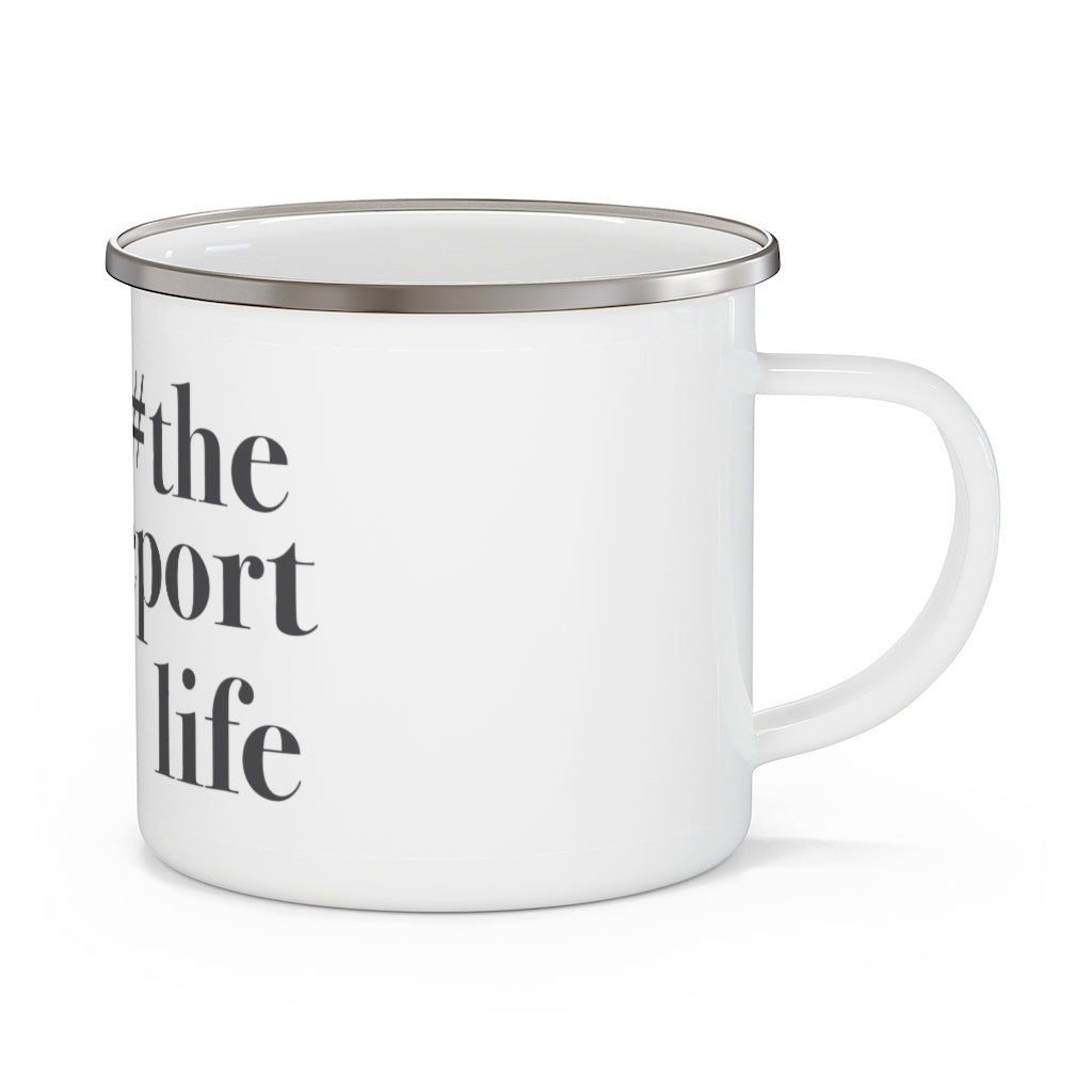 #thebridgeportlife Enamel Camping Mug