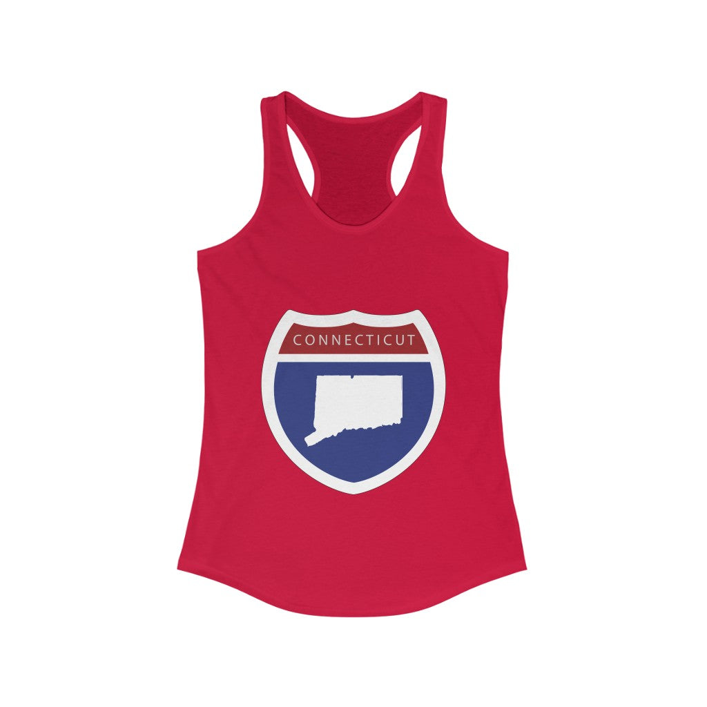 Connecticut Interstate Women's Ideal Racerback Tank