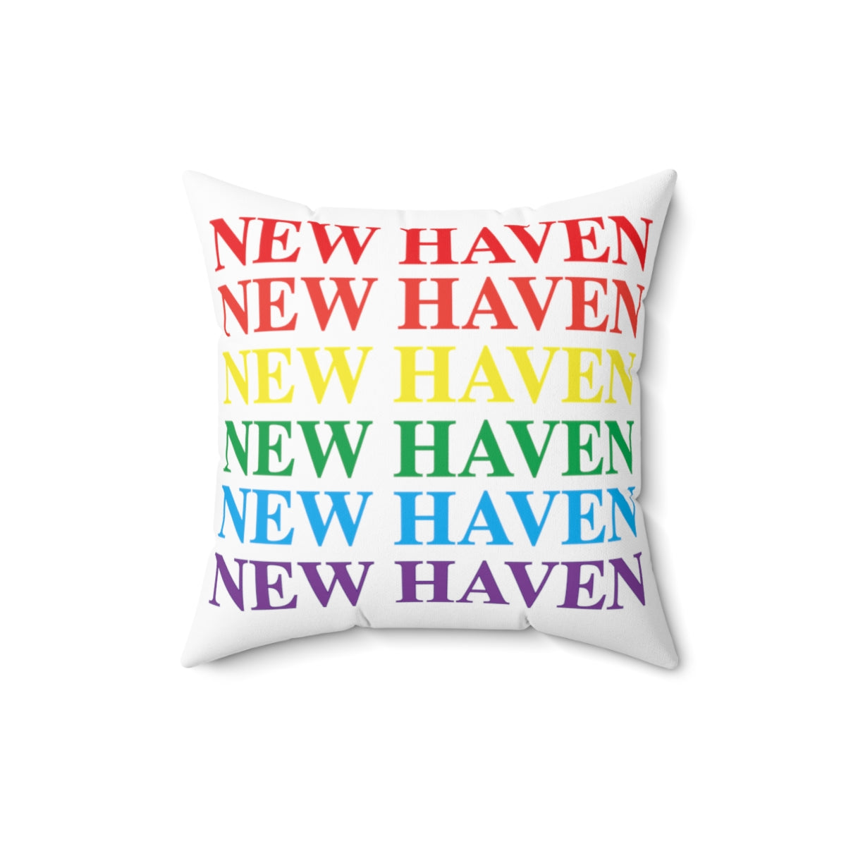 New Haven Pride Spun Polyester Square Pillow 