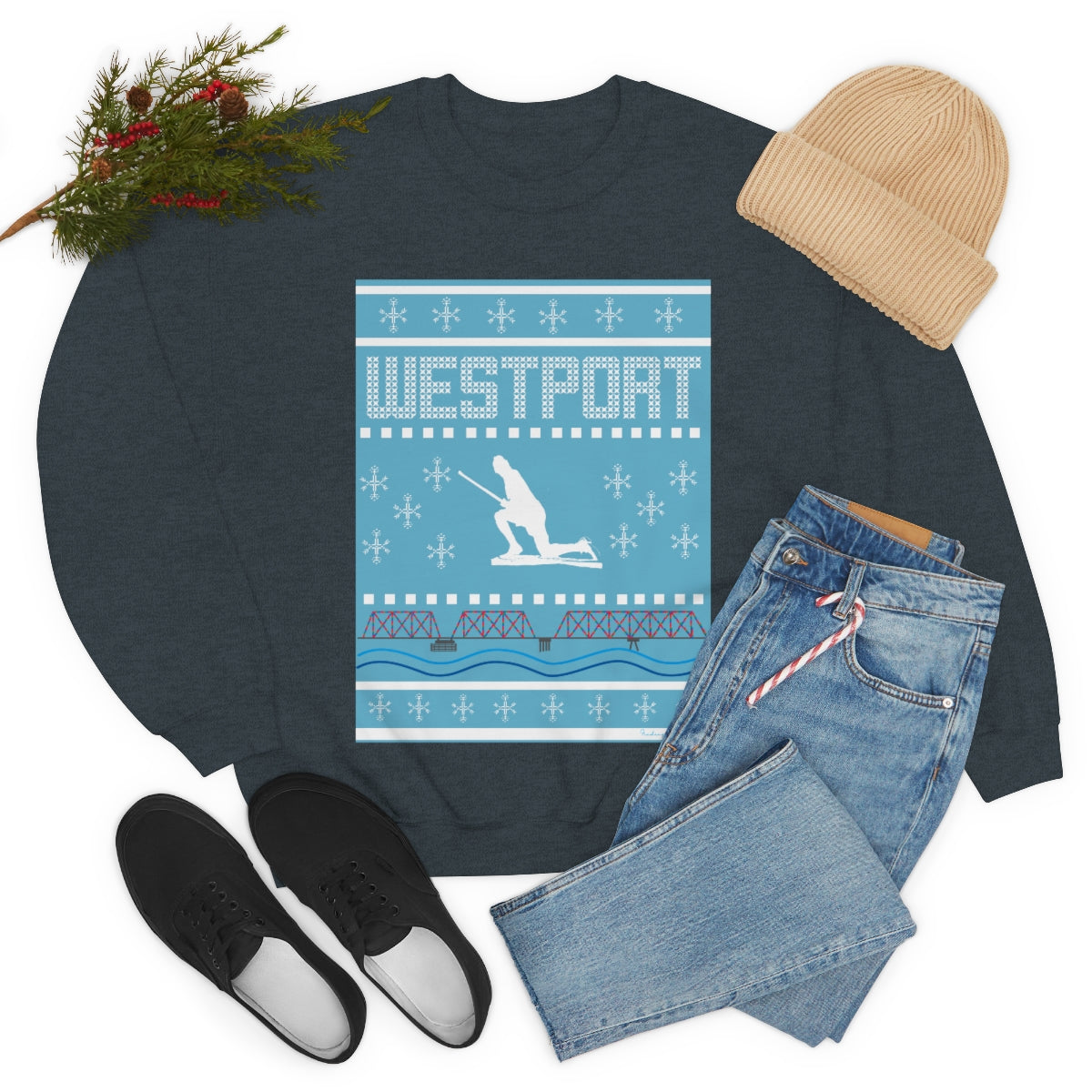 Westport Ugly Holiday Unisex Heavy Blend™ Crewneck Sweatshirt