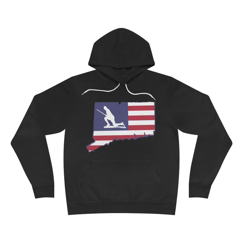 westport hoodie. minuteman flag westport connecticut sweatshirt hoodie