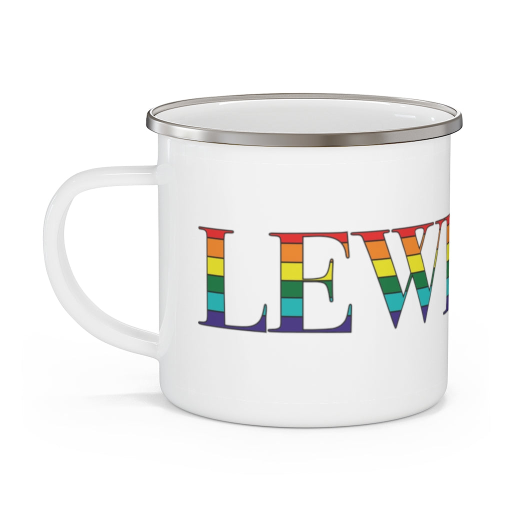 Lewiston Rainbow Enamel Camping Mug