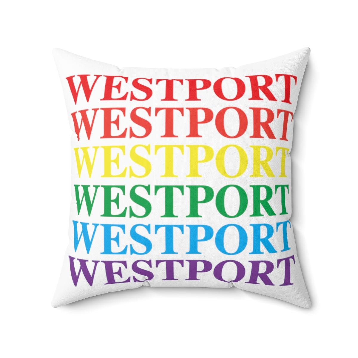 westport ct / connecticut pride pillow and home decor