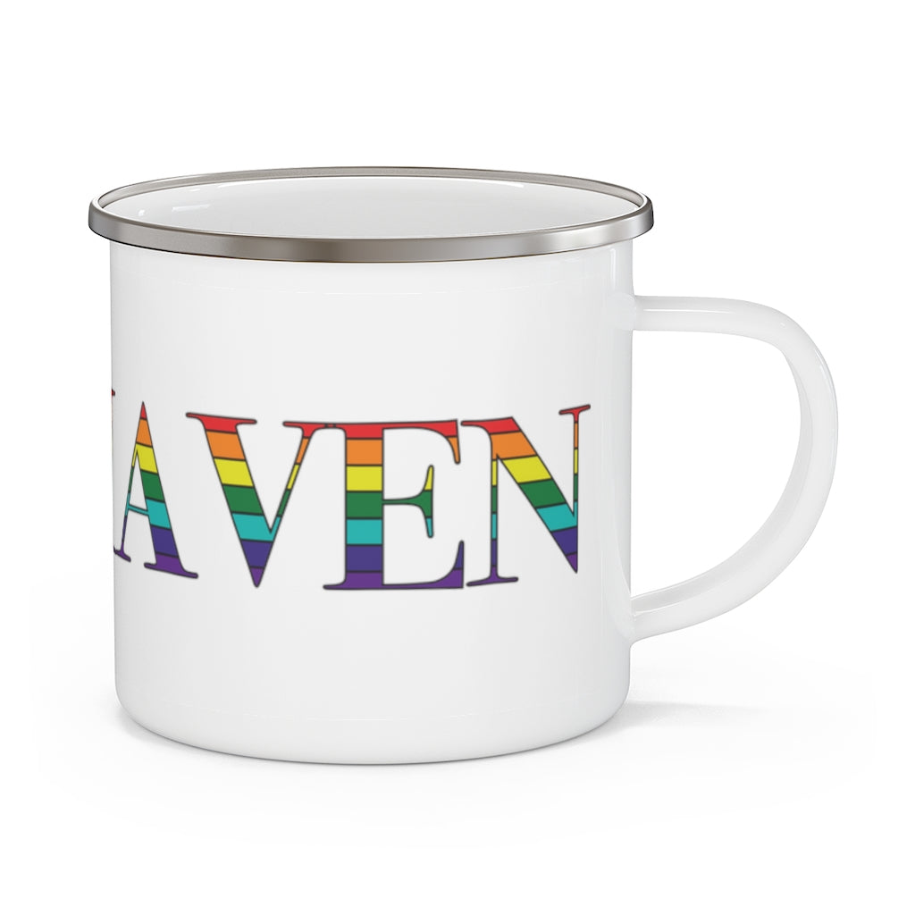 New Haven Rainbow Enamel Camping Mug