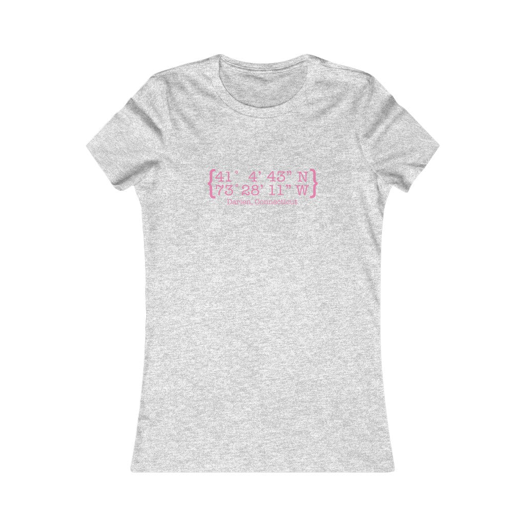 Darien Coordinates Women's Favorite Tee