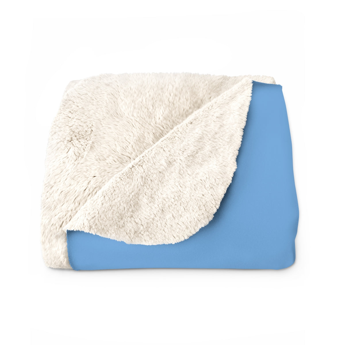 #theconnecticutlife Sherpa Fleece Blanket - White Font