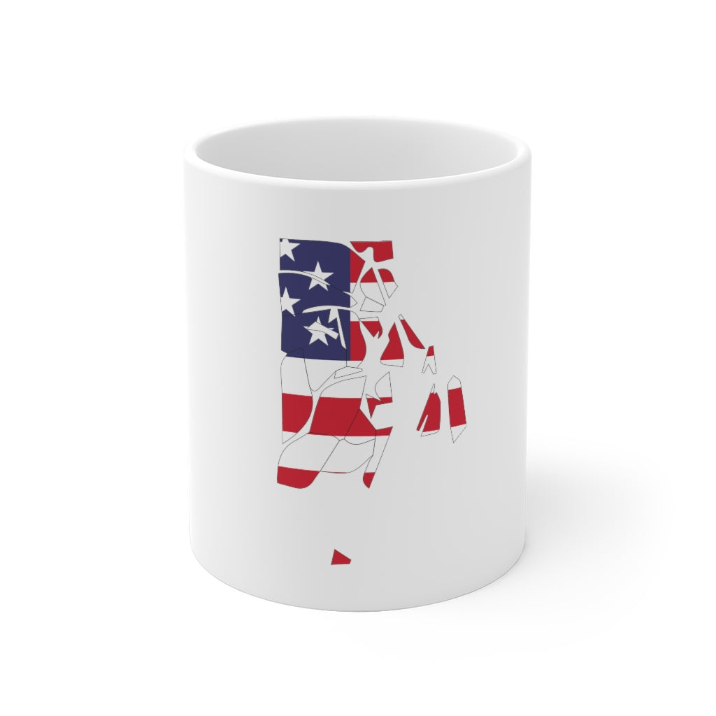 Rhode Island American Flag collection has tee shirts, mugs, reusable bags, and other apparel and gifts. All proceeds goes to help build the Finding New England brand and get our website up and going. Free shipping on all products. 