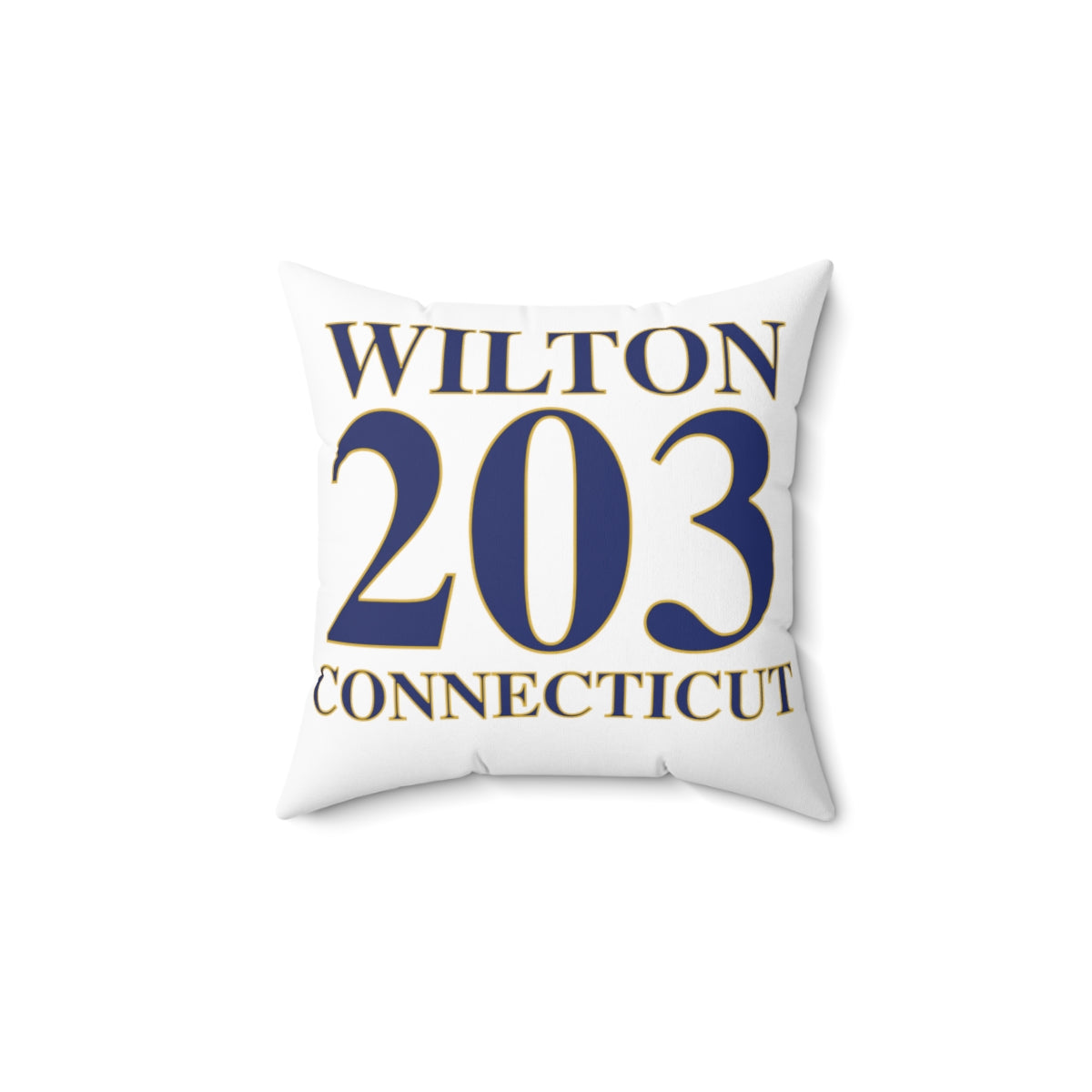 Wilton 203 Connecticut Spun Polyester Square Pillow