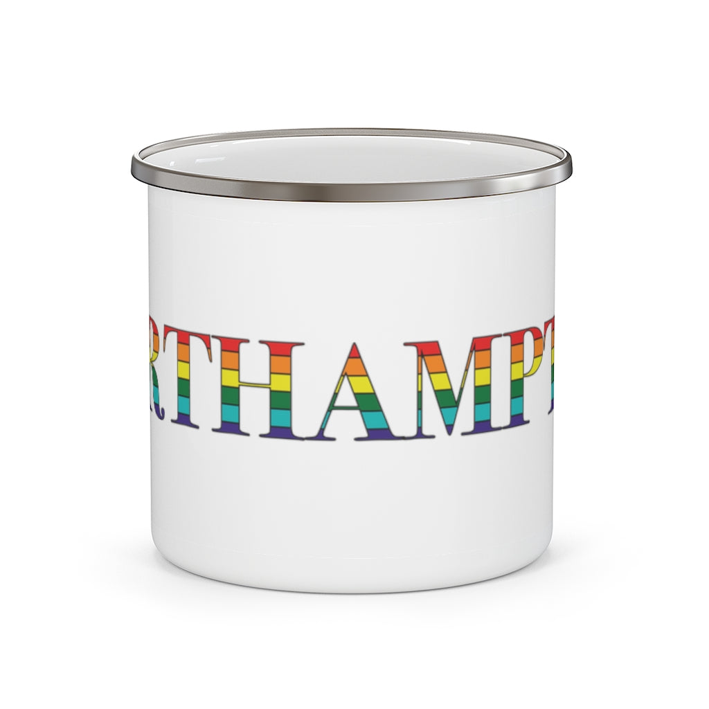 Northampton Rainbow Enamel Camping Mug